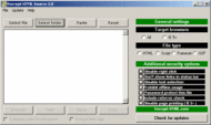 Encrypt HTML source screenshot